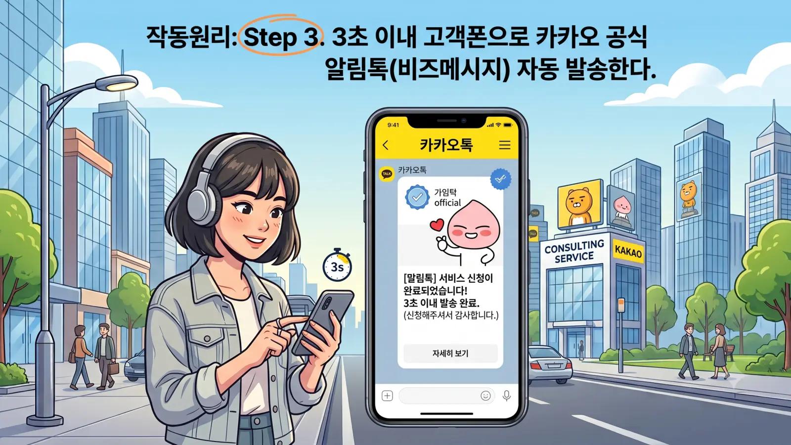 ③ 알림톡 발송